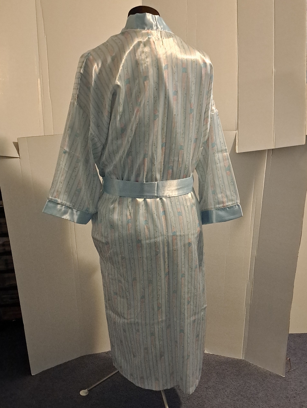 Vintage Erika Taylor Polyester Cotton Lined Womens Full Length Robe Size: Large - Picture 2 of 4